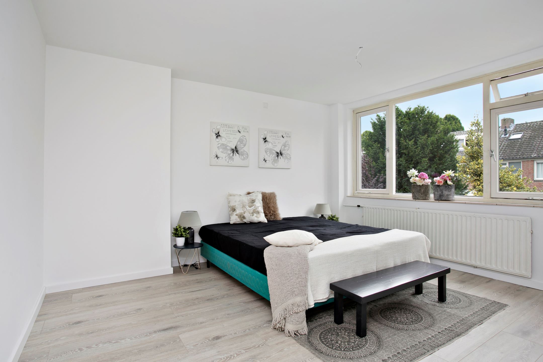 Modelwoning inrichting | Woonhuis, Eindhoven 07 Woonhuis, Eindhoven, Vastgoedstyling, Modelwoning, Inrichting, Vastgoedpresentatie, Woningpresentatie, Slaapkamer